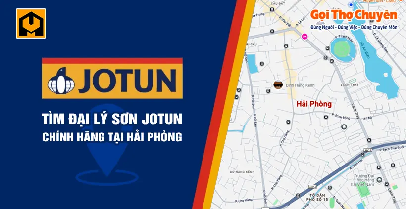 tìm đại lý sơn jotun chính hãng tại Hải Phòng