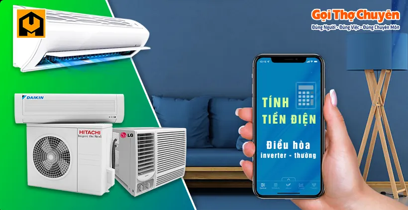 tính tiền điện điều hòa inverter - TÍnh tiền điện điều hòa online