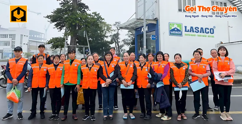 vệ sinh công nghiệp Hải Phòng LASACO