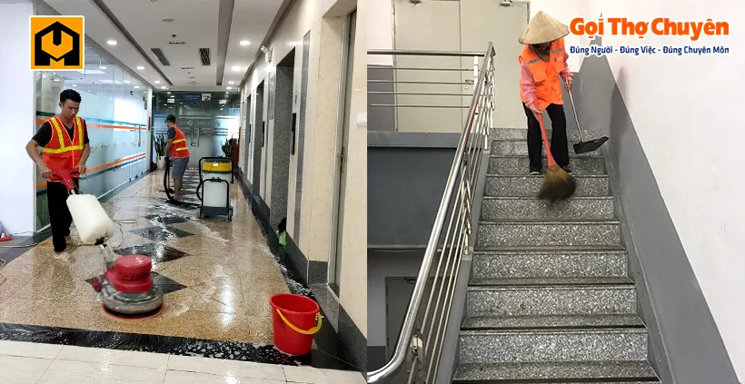 dịch vụ vệ sinh văn phòng tòa nhà Hải Phòng