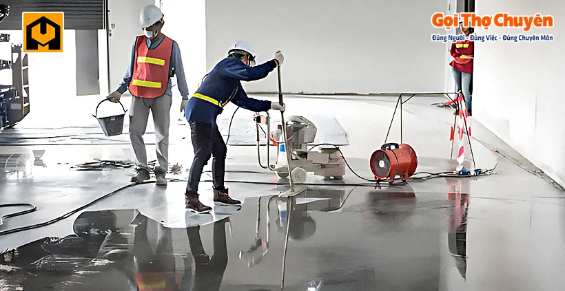 Quy trình sơn epoxy nền nhà xưởng