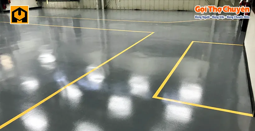 Quy trình sơn epoxy nền nhà xưởng